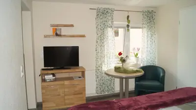 TV/Unterhaltungsangebot in der Unterkunft Sandsteinperle