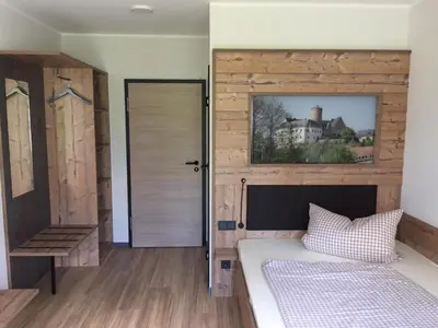 Ein Bett oder Betten in einem Zimmer der Unterkunft Hotel am Kunnerstein