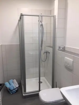 Ein Badezimmer in der Unterkunft Hotel am Kunnerstein