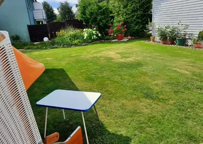 Ein Garten an der Unterkunft Urlaubsdomizil Lengefeld