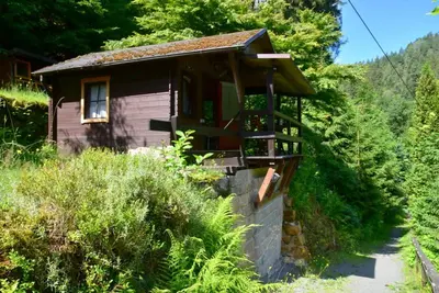 Ein Garten an der Unterkunft Sommerhaus Bella Vita