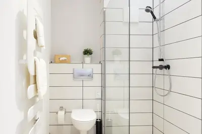 Ein Badezimmer in der Unterkunft Hotel Alte Mühle