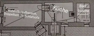 Grundriss der Unterkunft Ferienwohnung NR2
