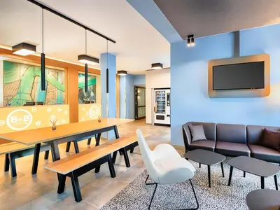 TV/Unterhaltungsangebot in der Unterkunft B&B Hotel Chemnitz