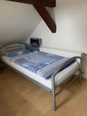 Ein Bett oder Betten in einem Zimmer der Unterkunft Ferien in Altenberg