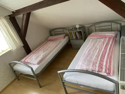 Ein Bett oder Betten in einem Zimmer der Unterkunft Ferien in Altenberg