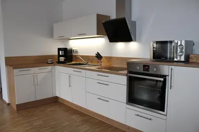 Küche/Küchenzeile in der Unterkunft Luxuriöse Stadtwohnungen in Königstein