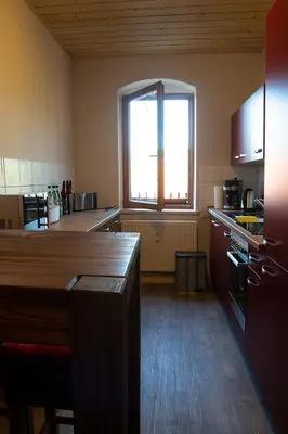 Küche/Küchenzeile in der Unterkunft Frank´s Ferienwohnung in Dresden