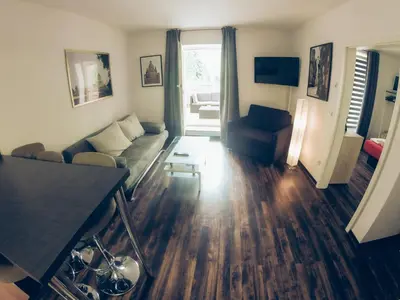 TV/Unterhaltungsangebot in der Unterkunft Ferienwohnung