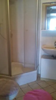 Ein Badezimmer in der Unterkunft Ferienwohnungen Langer