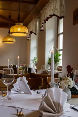 Getränke in der Unterkunft Hotel Schwarzbeerschänke Pobershau