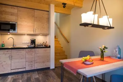 Küche/Küchenzeile in der Unterkunft Ferienwohnung 2