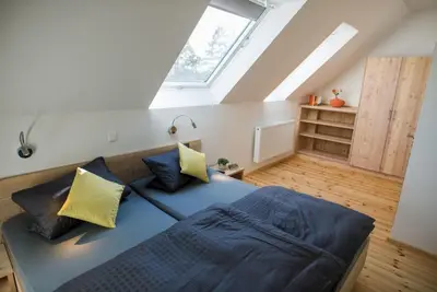 Ein Sitzbereich in der Unterkunft Ferienwohnung 3