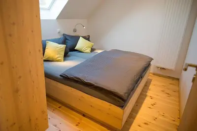 Ein Bett oder Betten in einem Zimmer der Unterkunft Ferienwohnung 3
