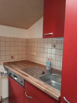 Küche/Küchenzeile in der Unterkunft Ferienwohnung auf den Bauernhof