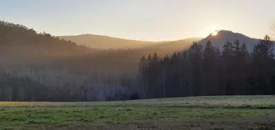 Naturlandschaft in der Nähe der Ferienwohnung