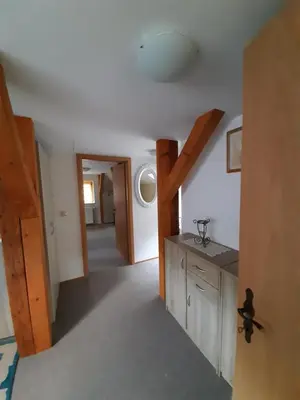 Küche/Küchenzeile in der Unterkunft Ferienwohnung Morgensonne Kurort Rathen