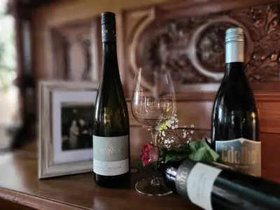Getränke in der Unterkunft Restaurant & Hotel Zur Falkenhöhe