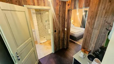 Ein Badezimmer in der Unterkunft Boutique-Hotel & Wellness Goldenes Fass Meißen