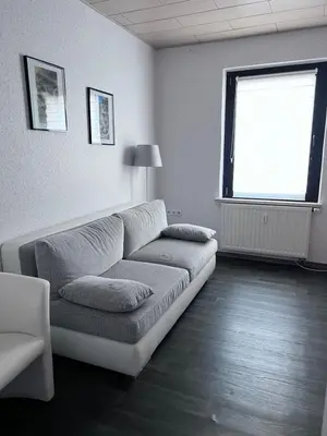 Ein Sitzbereich in der Unterkunft Ferienwohnung Bella in Heidenau bei Dresden