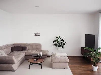Grundriss der Unterkunft Moderne Ferienwohnung mit Seeblick & Terrasse 96qm