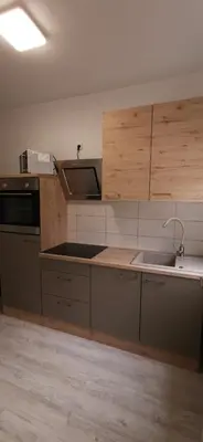 Küche/Küchenzeile in der Unterkunft Richter Apartments Finsterwalde 2
