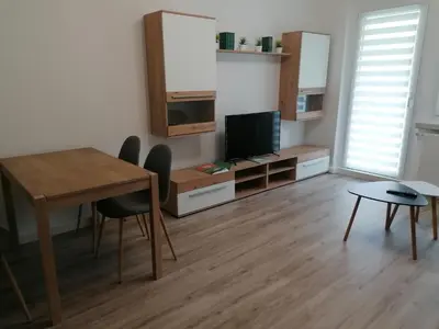 Küche/Küchenzeile in der Unterkunft Ferienwohnung August 24