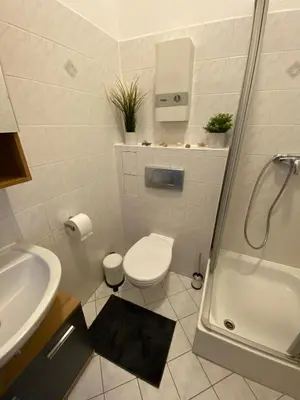 Ein Badezimmer in der Unterkunft Ferienwohnung König Georg
