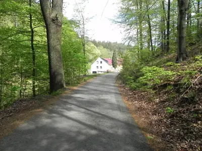 Naturlandschaft in der Nähe des Ferienhauses