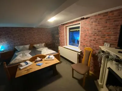 Ein Bett oder Betten in einem Zimmer der Unterkunft 