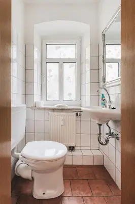 Ein Badezimmer in der Unterkunft Ferienwohnungen Königstein