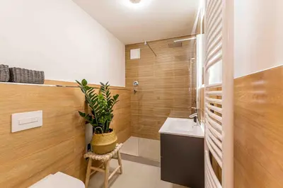 Ein Badezimmer in der Unterkunft Apartment Elbkiez - stilvoll, modern, top Lage, elbnah!
