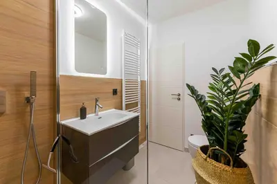 Ein Badezimmer in der Unterkunft Apartment Elbkiez - stilvoll, modern, top Lage, elbnah!