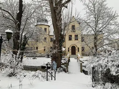 Parkschlößchen Hotel im Winter