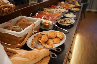Essen im Hotel oder in der Nähe