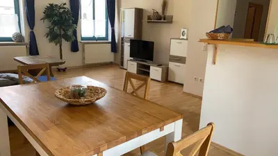 TV/Unterhaltungsangebot in der Unterkunft Ferienwohnung am Stadtgraben