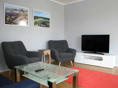 TV/Unterhaltungsangebot in der Unterkunft Ferienwohnung Penthaus ILSE