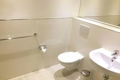 Ein Badezimmer in der Unterkunft Elegantes Haus im Dresdner Süden