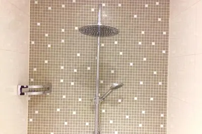 Ein Badezimmer in der Unterkunft Elegantes Haus im Dresdner Süden