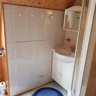 Ein Badezimmer in der Unterkunft Ferienwohnung Heinrich