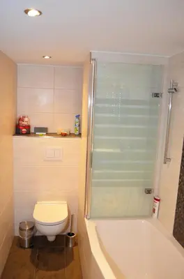 Ein Badezimmer in der Unterkunft Ferienhaus Köhler