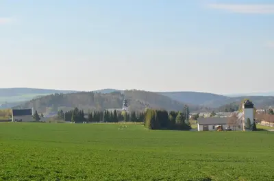 Naturlandschaft in der Nähe des Ferienhauses