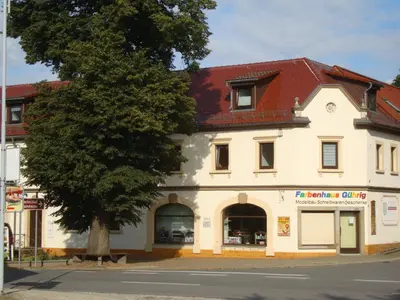 Das Gebäude in dem sich die Ferienwohnung befindet