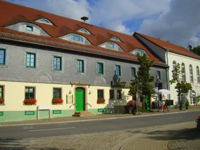 Das Gebäude in dem sich die Ferienwohnung befindet