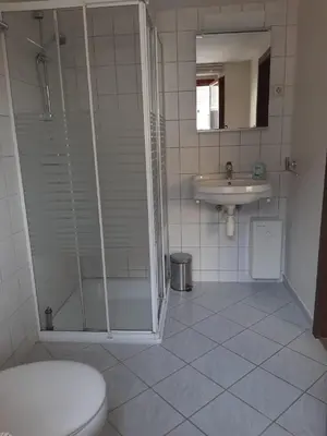 Ein Badezimmer in der Unterkunft Ferienhaus Andrea Höcherl