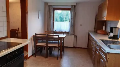Küche/Küchenzeile in der Unterkunft Ferienhaus Andrea Höcherl