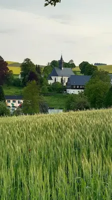 Naturlandschaft in der Nähe des Ferienhauses