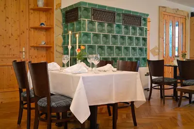 Ein Restaurant oder anderes Speiselokal in der Unterkunft Gasthof Ungerberg