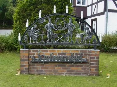 Ein Garten an der Unterkunft Helenenhof