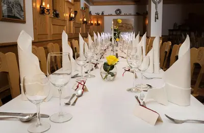 Getränke in der Unterkunft Hotel Goldener Stern